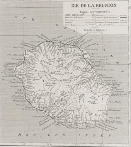 Carte de La Réunion